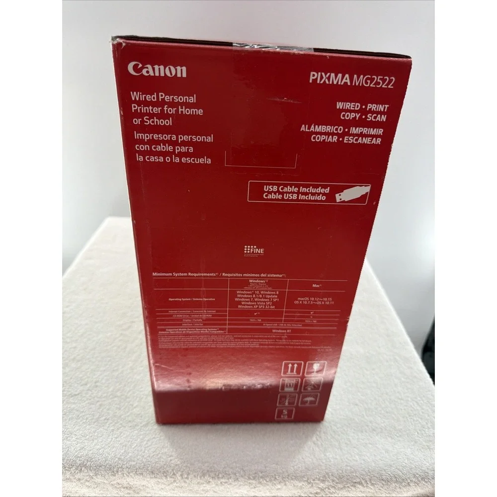 New Canon Pixma MG2522 All-in-One Inkjet Printer Scanner and Copier Sealed